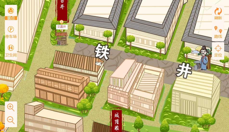 玉州智慧景区：手绘地图与语音导览的完美融合